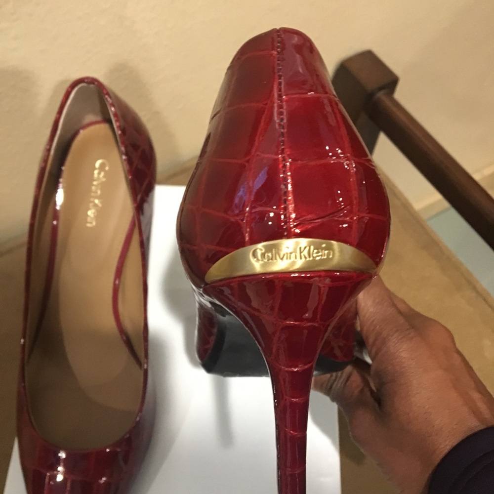 Calvin Klein Gayle Croc heels